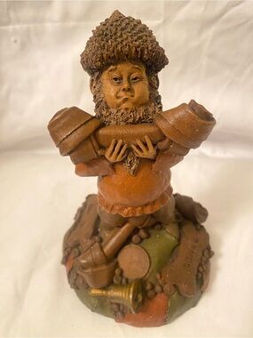 Clarks Brown and Tan Woodland Gnome Sculpture